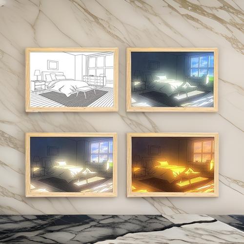 Alluminei 3D Gemälde