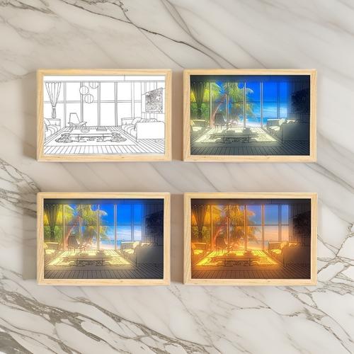 Alluminei 3D Gemälde