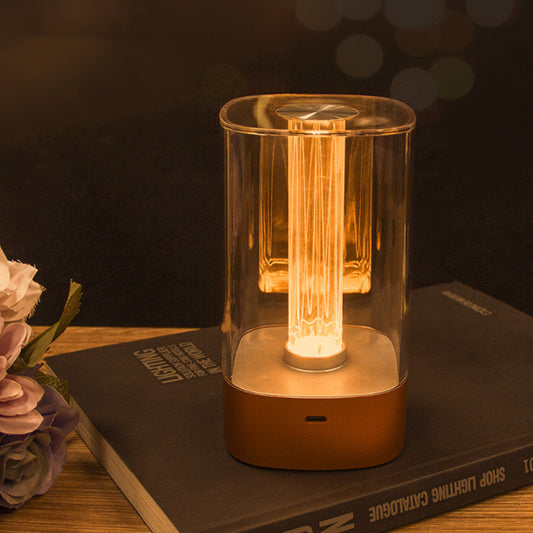 LED Touch Atmosphere Light USB Charging Eye Protection Bedside Bedroom Lamp Bar Restaurant Garden Decoration Night Light Home Decor - Melegancy